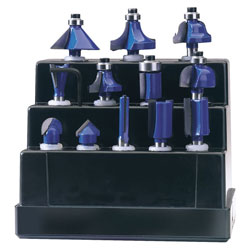 Draper 12-Piece 1/4in. & 1/2in. TCT Router Bit Sets