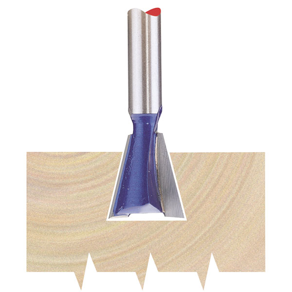  75350 TCT Router Bit 1/2" Straight 12.7 x 50mm