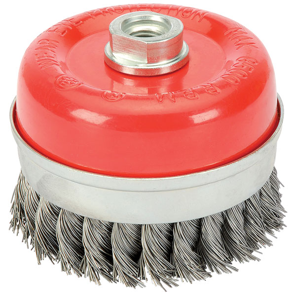 Draper 41447 60mm x M14 Twist Knot Wire Cup Brush