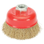 Draper M14 Threaded Crimped Wire Cup Brushes for Angle Grinders