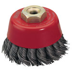 Draper Expert M10 & M14 Twist Knot Wire Cup Brushes