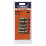 Draper 1/4 Bsp Taper 1/4 Bore Pcl Male Screw Tailpiece Pack Of 5