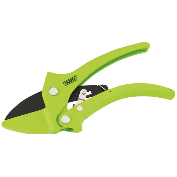 Draper 34478 190mm Ratchet Action Anvil Pattern Secateur