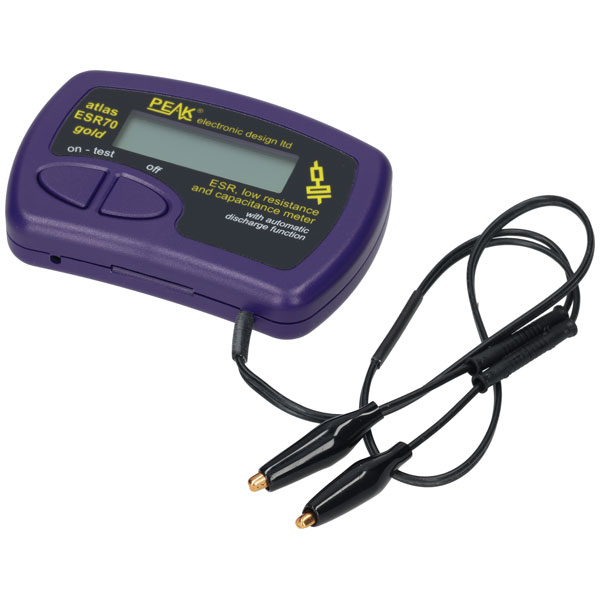 Peak ESR70 Atlas ESR Gold Equivalent Series Resistance Meter