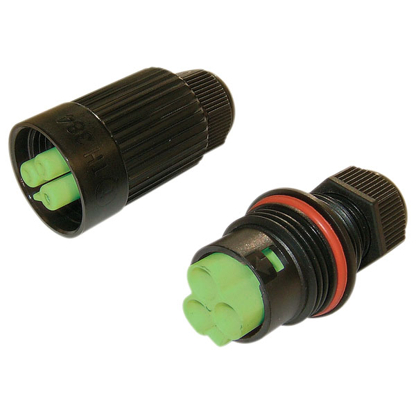  THB.384.ASSY Th384 - 3 Poles Plug/skt Connector Black Ip68