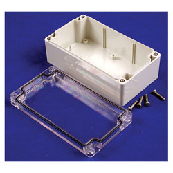 Hammond 1554 Series Watertight Polycarbonate Enclosures with Clear Lids