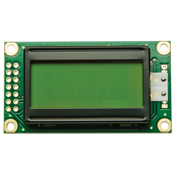  WH0802A-NYG-JT 8x2 LCD Display Reflective