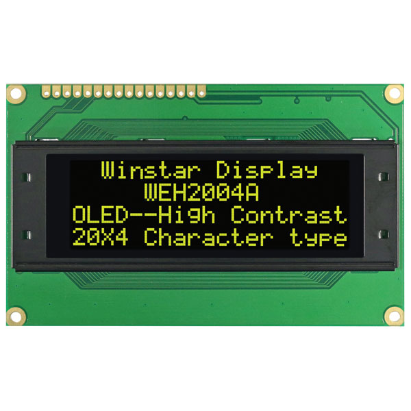  WEH002004AWPP5N00000 20x4 White OLED Character Display