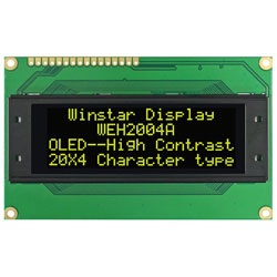 Winstar WEH002004A 20 x 4 OLED Alphanumeric Displays