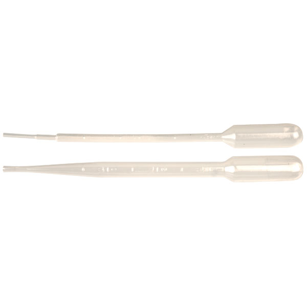 Image of Medline 3ml Graduated Pasteur Pipette - Pack of 500