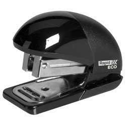 Rapid UK Half Strip Stapler - 10 Sheets Black Rapid Eco Mini