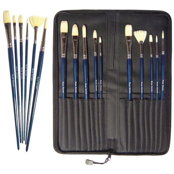 Major Brushes Oil Painting Brush, Artist's Choice Superior (Set of 10)