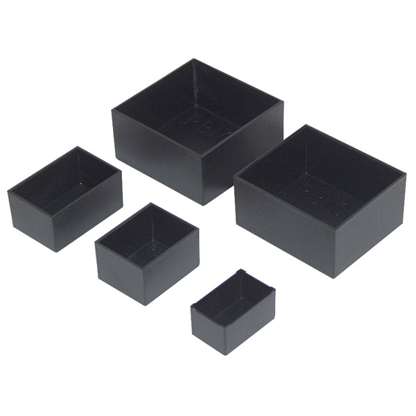  RTM115-BLK/1 Open Potting Boxes Black 89 x 64 x 33mm 100 Series