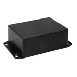 Hammond 1590WxxFLBK Series Watertight Diecast Enclosures - Flanged Lids - Black