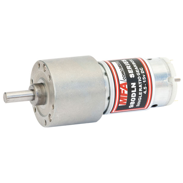  980D1561LN Gearbox and Motor 156:1 6mm Shaft Ratio 4.5 to 12V
