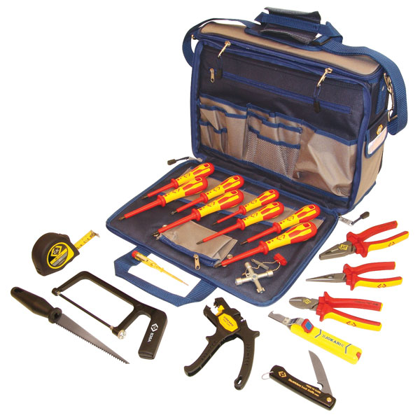 Click to view product details and reviews for Ck Tools T1630 Fkit Electricians Premium Tool Kit Euro.