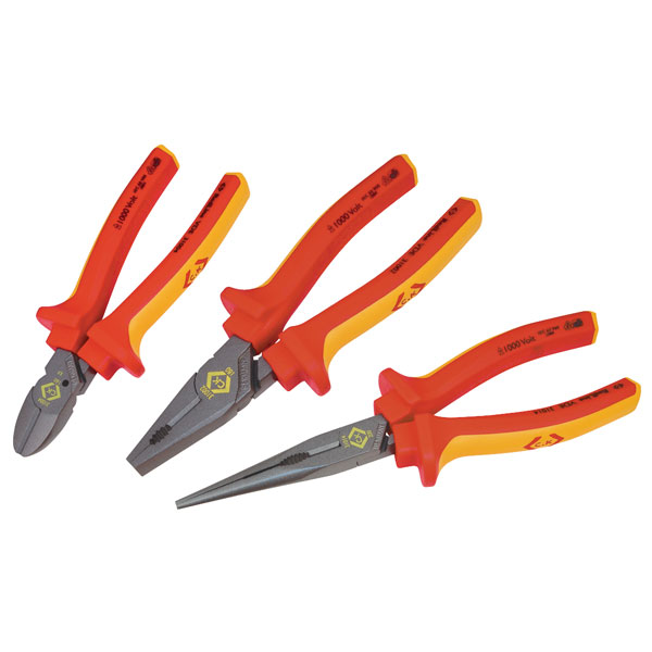 CK Tools T3805 Redline VDE Plier Set/3
