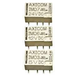 SMD Signal Relays 2A DPCO Low Profile - IM Series