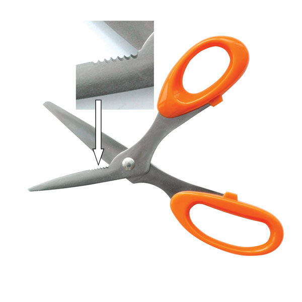  Floral Touch. Robust All-Round Garden Scissors / Snips with Serrated Blade