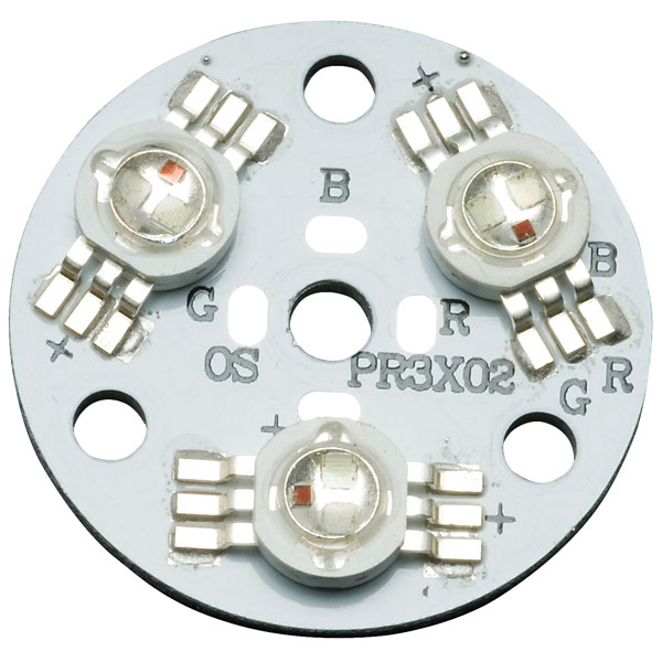 TruOpto OSPR3XT2-TCXBEAC1E RGB Power Module 3x3W Power LED