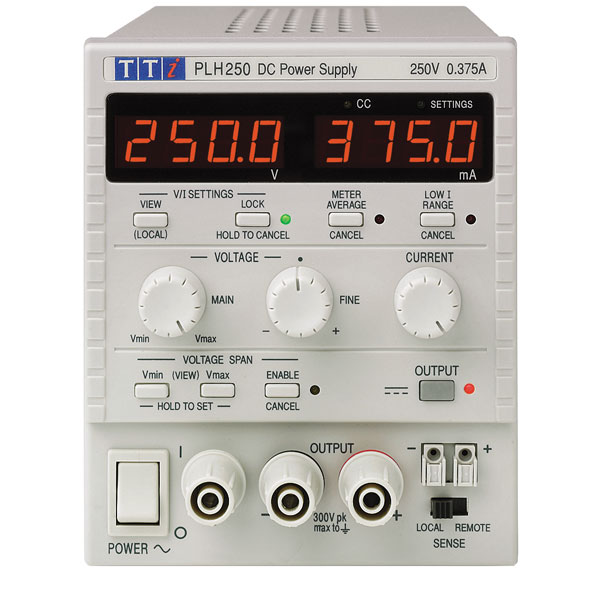  PLH250 Power Supply Single 0-250V/0-0.375A