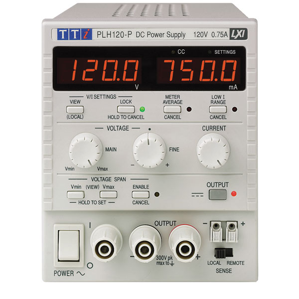 Aim-TTi PLH120-P(G) Power Supply Single 0-120V/0-0.75A