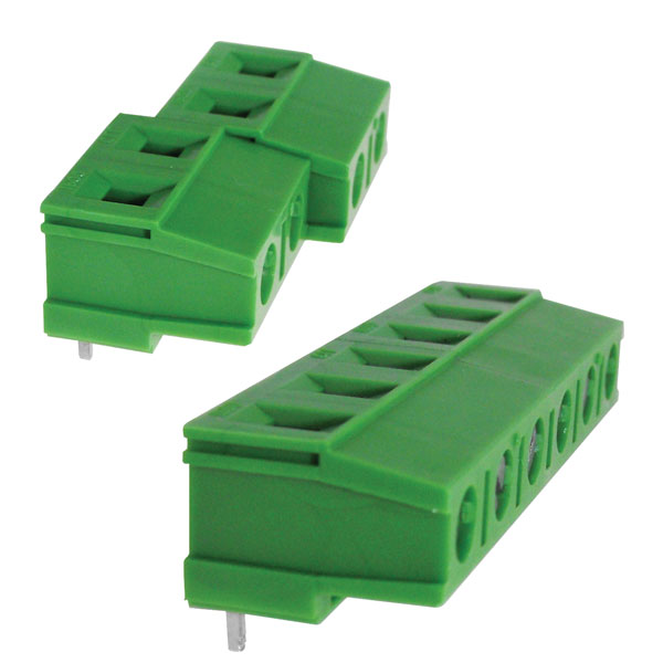 CTB01HL/8 8 Way 24A 7.62mm Pitch 90 Degree Rising Clamp Terminal Block