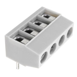 CamdenBoss CTB1050/4 4 Way 24A 90° Interlocking Terminal Block 5mm Pitch