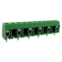 CamdenBoss 24A Low Profile Screw Terminal Block, 10mm Pitch