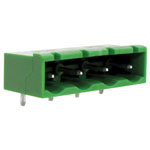 CamdenBoss CTB9558/4 4Way 12A Pluggable Side Entry Header Closed 7.62mm Pitch