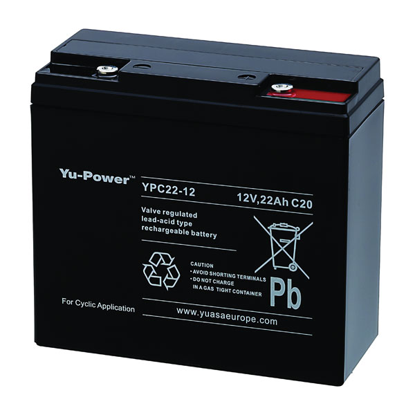  Yu-Power YPC55-12 Deep Cycle Cyclic Battery SLA 12V 55Ah