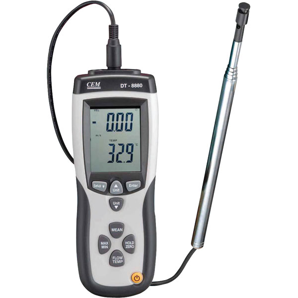 AVM-8880 Hot Wire USB Logging Thermo-Anemometer