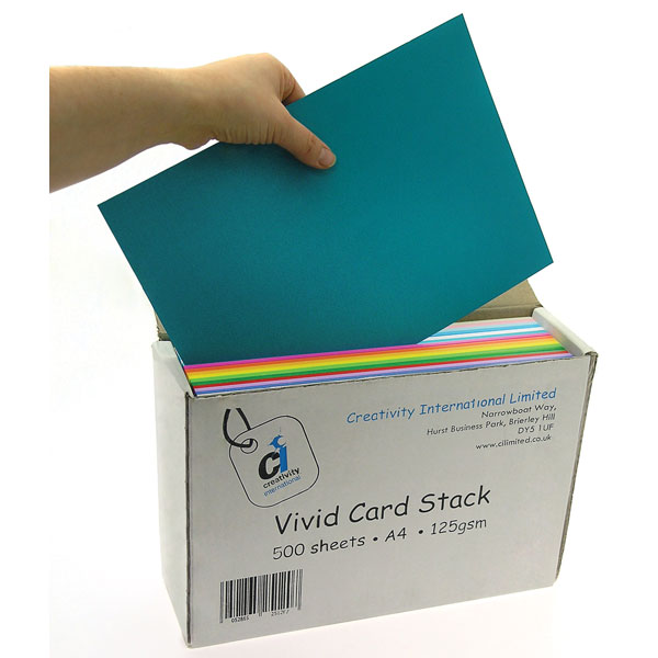 Rapid Vivid Lightweight Card Stack A4 x 500 Sheets