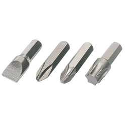 Draper Cross Slot Impact Screwdriver Bits