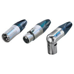 Neutrik XLR Series, Straight and Right-Angle Cable Connector Plugs