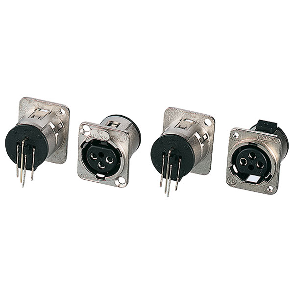 Neutrik NC3FDM3-H-D Horizontal PCB XLR Socket