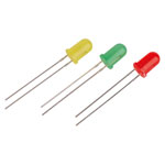 5mm Round Diffused LEDs with Integral Resistor