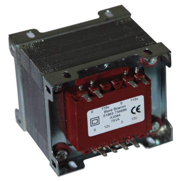 Image of Blore Bowron A3088 Chassis Transformer 2x115V 75VA 24V+24V
