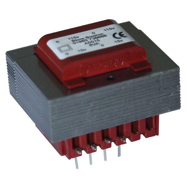 Image of Blore Bowron A5013 PCB Transformer 115V+115V 6VA 9V+9V