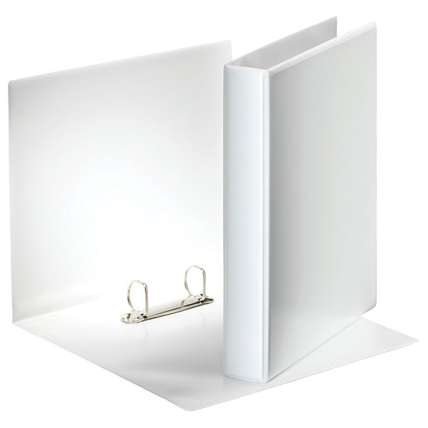  46571 A5 White Presentation Ring Binder 2x 'D' Rings 25mm