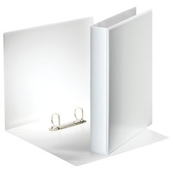 Esselte White Presentation Ring Binder Folders