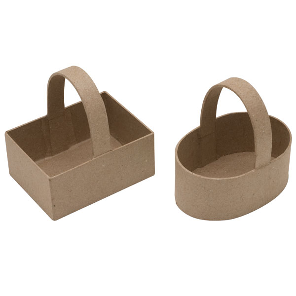Major Brushes Paper Mache Baskets (Pack of 6)