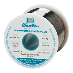 Warton Metals Autosol RA 99C Fast Flow 2% Solder Wire