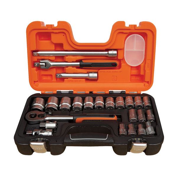 Bahco S240 Socket Set 1/2" Drive 24pc
