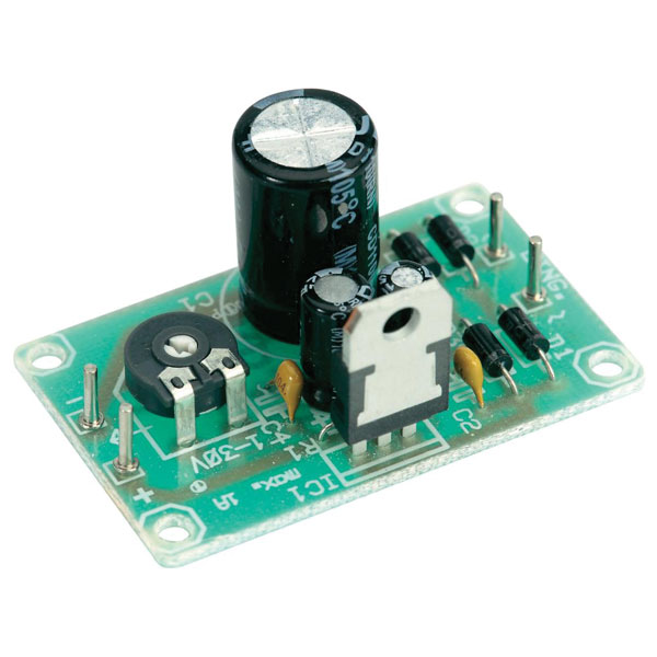 130312 PCB Voltage Regulator Kit for LM317-T 1.2-32VDC (Including ...