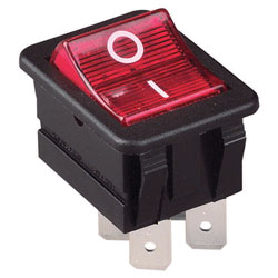 Arcolectric Illuminated and Non-Illuminated Rocker Switches - DPST and DPDT