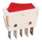 Rocker Switches, SPST, On-Off 250V AC 16A