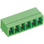 PTR Green Horizontal 9A Terminal Blocks, 3.5/3.81mm Pitch