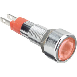 8mm Panel Mounting LED Indicator Lamps Splash Proof