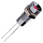 Signal Construct LED Recessed Panel Indicators 8mm Chrome Plated